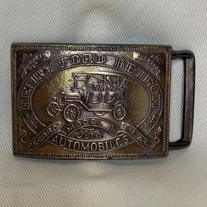 Vintage Henry Ford Belt Buckle